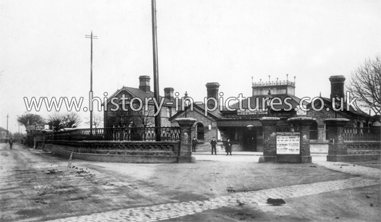 Great Eastern Railway Station, Enfield, Middlesex. c.1918